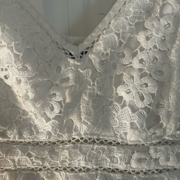 Abercrombie & Fitch White Lace Tank Top size S - Picture 5 of 10